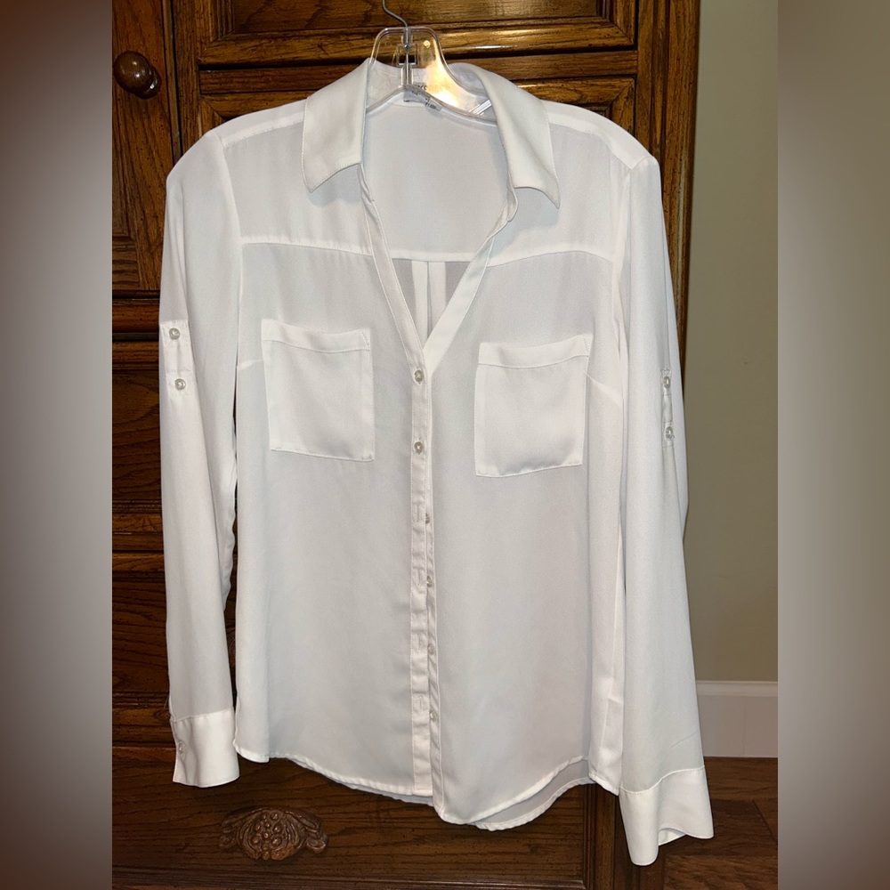 Express White Portofino Shirt